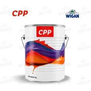 Envase de imprimante para muros marca CPP con acabado profesional.