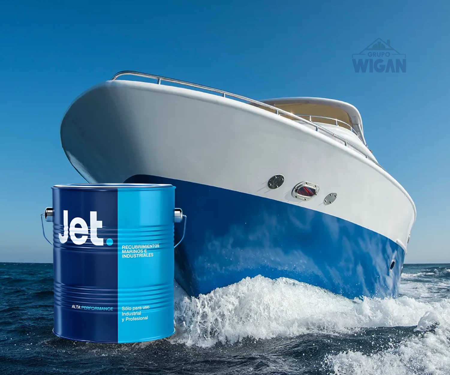 JET 85 MP usado en cascos, tanques de lastre, bodegas y tuberías industriales.