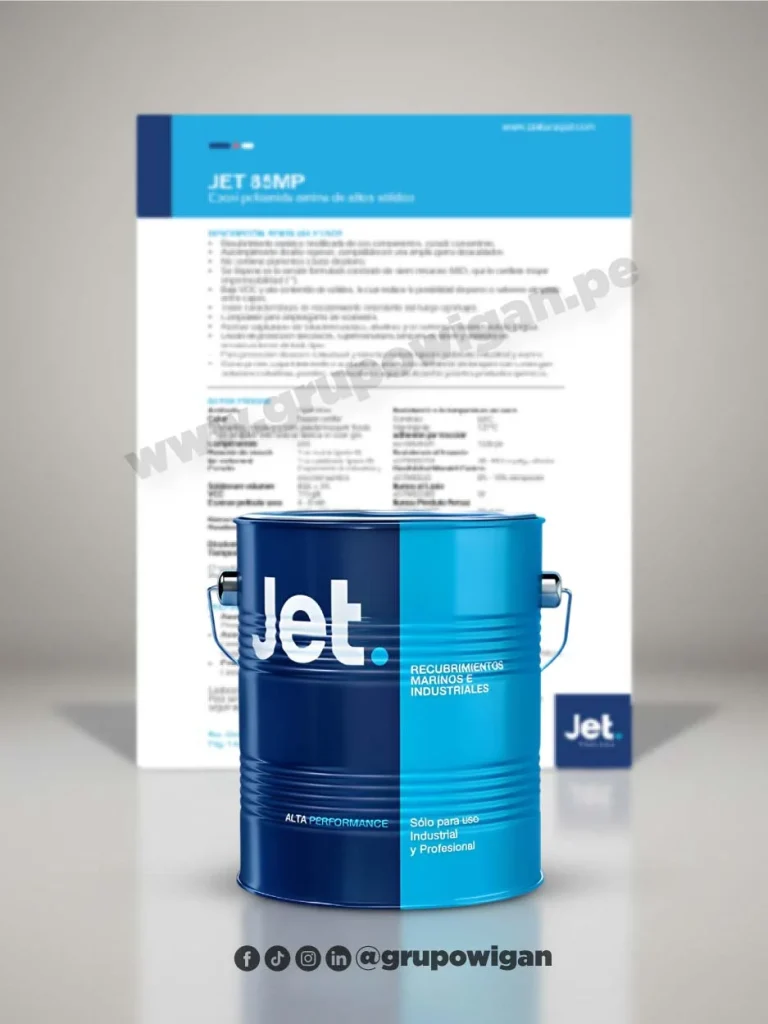 Jet 85 MP con ficha técnica de recubrimiento industrial de alto desempeño