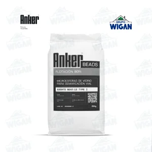 Saco de microesferas de vidrio AASHTO M247 Tipo I Flotación para señalización vial